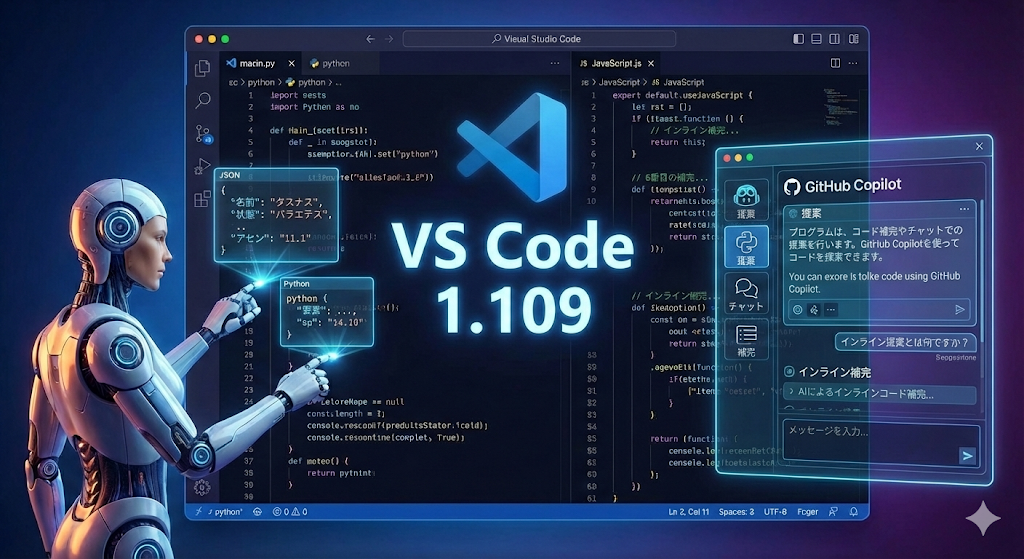 Copilot UX 強化とエージェント機能の最新トレンド in VS Code 1.109
