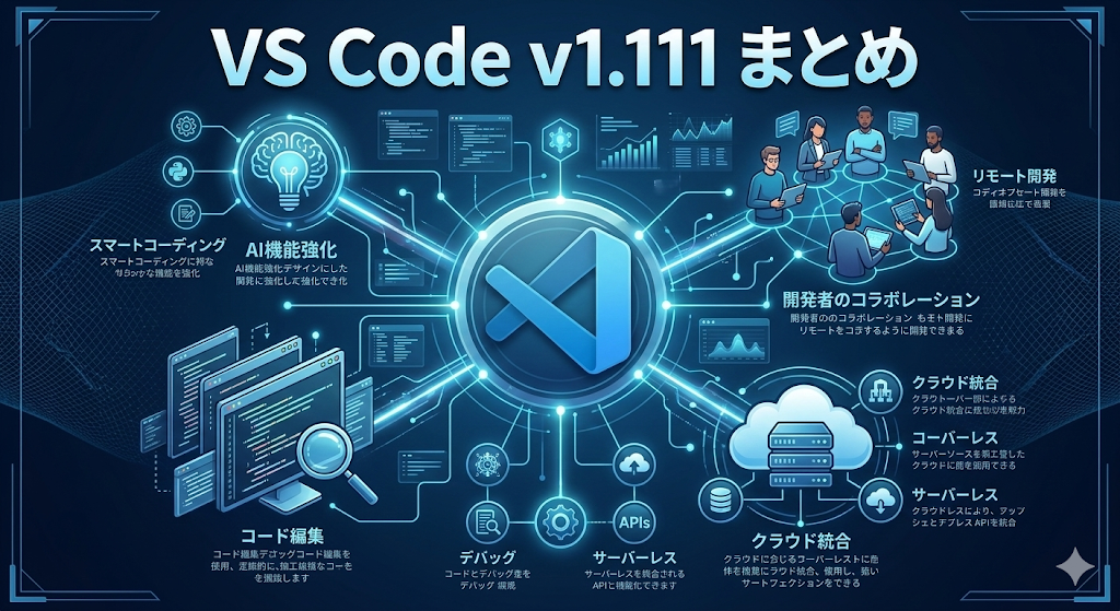 VS Code v1.111まとめ：Weekly Release時代に入った開発環境
